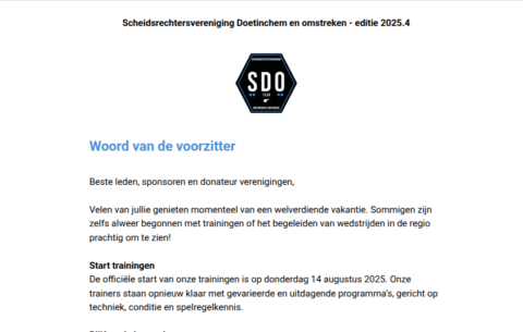 Nieuwsbrief 1 aug 2025 Erno