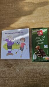 presentjes week van de scheidsrechter SDO leden - via whatsapp