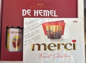 presentjes week van de scheidsrechter SDO leden - via whatsapp